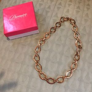NWT Premier Designs Golden Rules Necklace